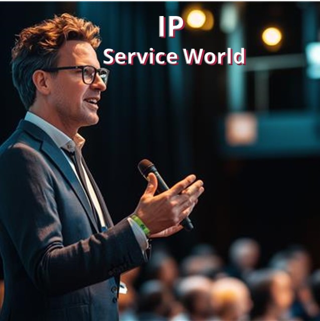 A speaker at the IP Service World Conference