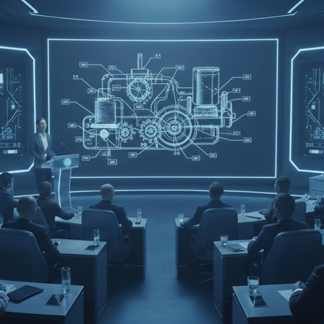 A seminar room where an IP training is conducted.